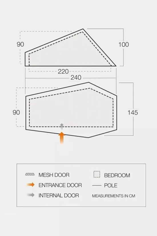 Vango F10 Hydrogen Air Tent - Image 2