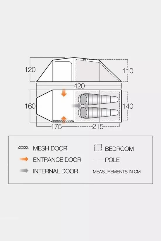 Vango Omega 250 Tent - Image 2
