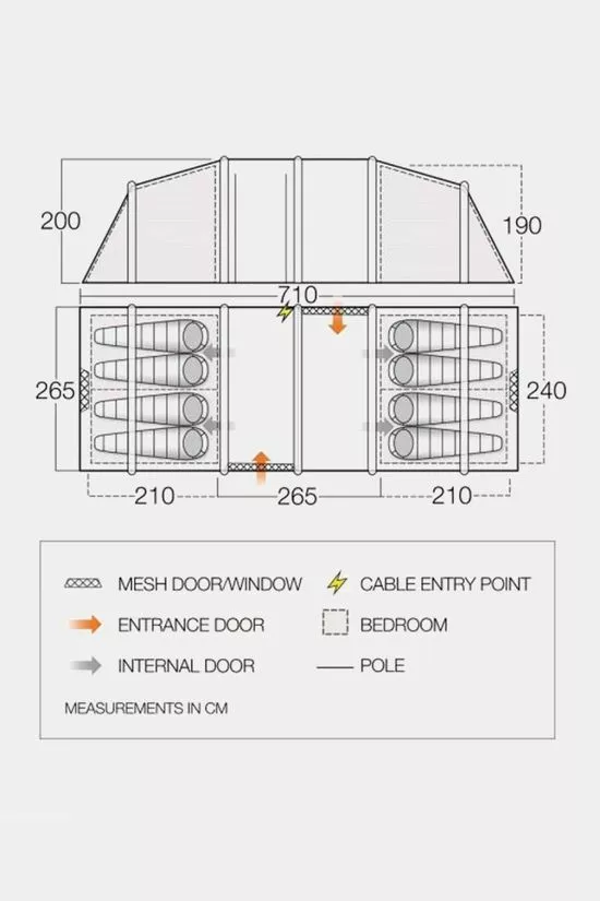 Vango Castlewood Air 800XL Tent Package - Image 3